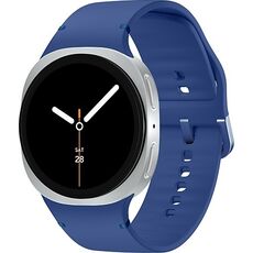 Galaxy Watch8 | 40 мм | Silver | Sport/Blue | M/L, Размер: 40 мм, Цвет: Silver, Тип ремешка: Sport, Цвет ремешка: Blue, Размер ремешка: M/L, Подключение часов: Bluetooth / Wi-Fi